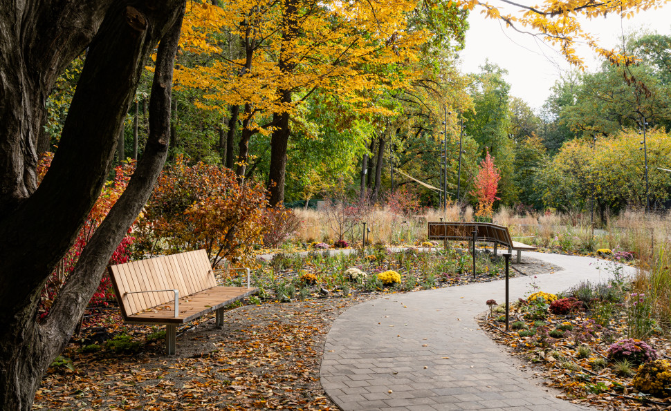 На ВДНГ відкрили Терапевтичний сад: який вигляд має новий простір для відновлення та розвантаження
