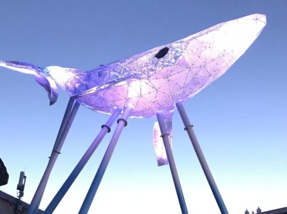 Кит знову запрацював: на ВДНГ презентували міжнародний екомистецький проєкт