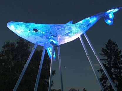 Медіа скульптура Київський Кит