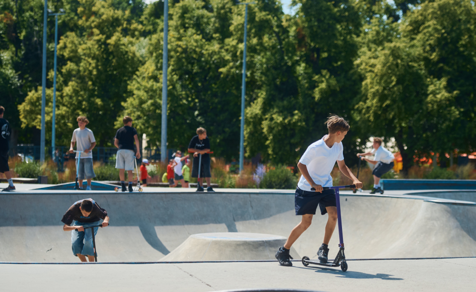 В Урбан-парку на ВДНГ стартувало будівництво памп-треку 