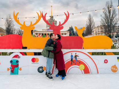 Любов на ковзанах: на ковзанці ВДНГ проведуть Вікенд Закоханих 